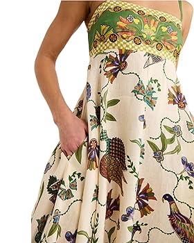 TOOPYNOI Women's Summer Spaghetti Strap Boho Sundress 2025